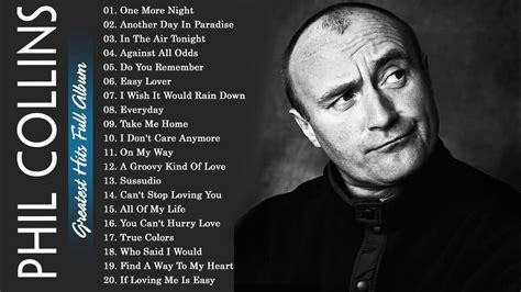 phil collins all songs.